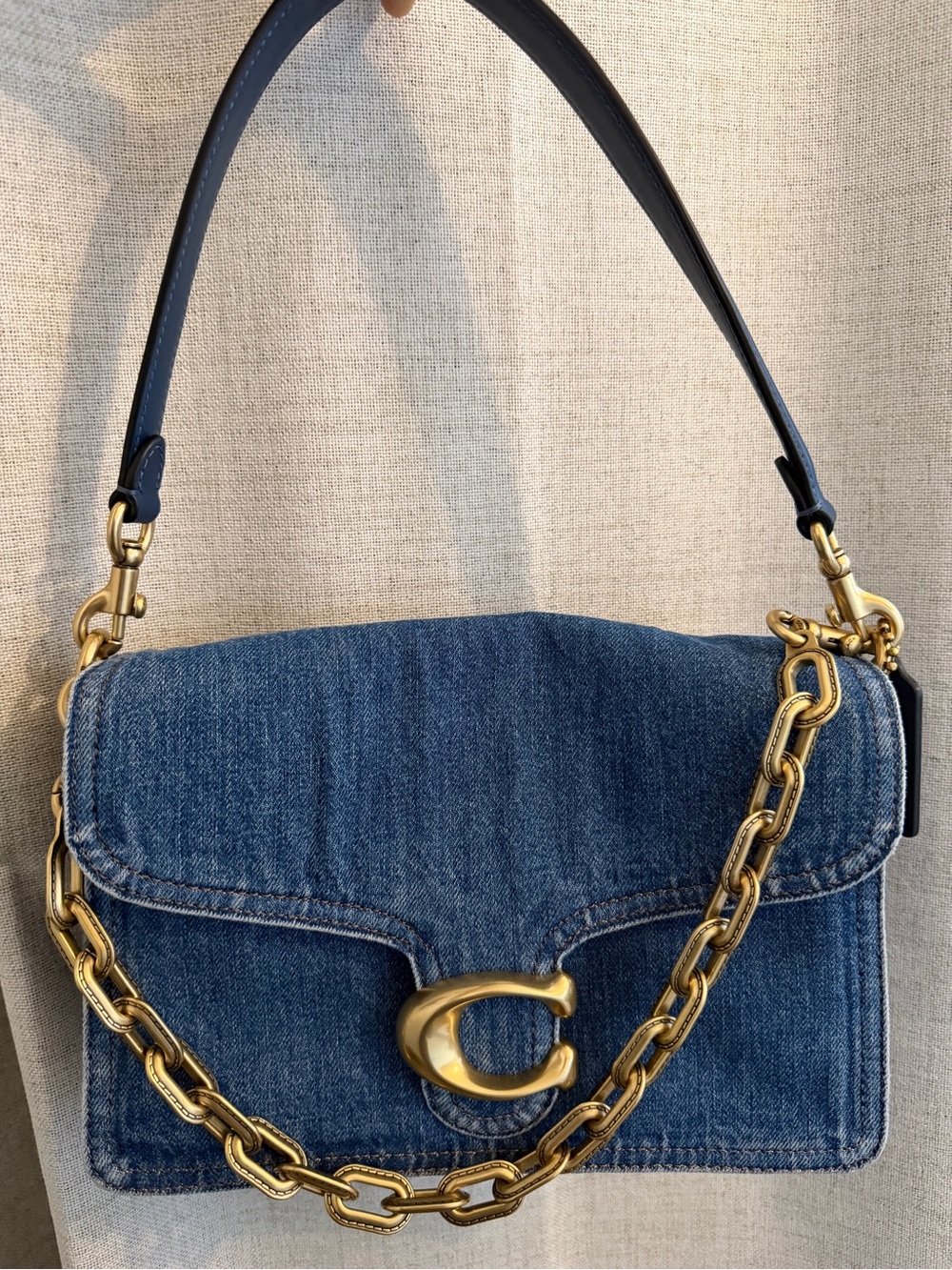 Coach Denim Tabby Shoulder Bag
